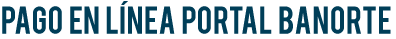 Pago en Línea Portal Banorte